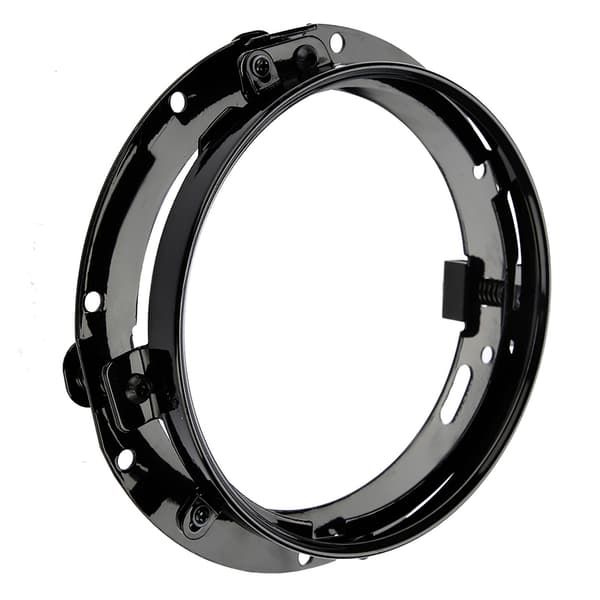 7 tommer bilforlygte rund ring monteringsbeslag til Jeep Wrangler (sort)