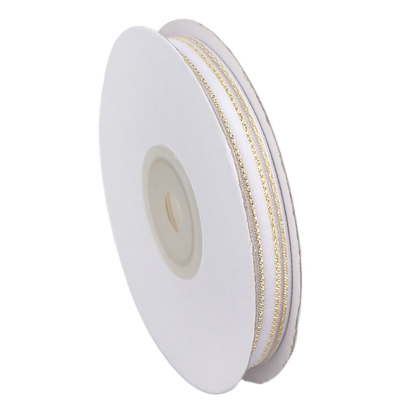 0,9 cm 24 meter satinband presentförpackning bröllopsfest dekoration för DIY hantverk hårtillbehör scrapbooking presentförpackning 1#