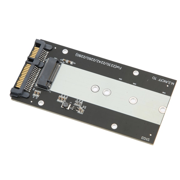 M.2 NGFF til SATA III Konverter Adapter 6000MB/s Hurtig overførsel Mass Storage Interface Harddisk Konverter kort