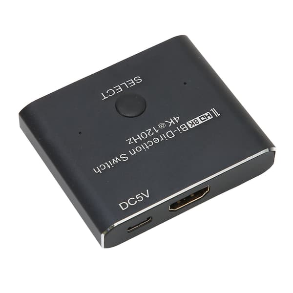 E0101 HD Multimedia Interface Bi-direktionel Switch 8K ved 60Hz 2 ind 1 ud/1 ind 2 ud 3D Bi-direktionel Switch til PS5