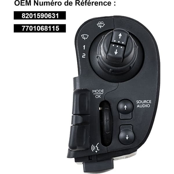 Vindrutetorkarspak för Clio 3 Modus Kangoo 2 Radiokontrollindikator 7701068115 8201590631