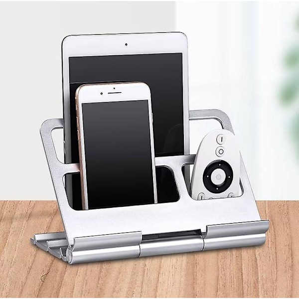 Justerbart nettbrettstativ, kraftig skrivebordsstativholderdokk kompatibel med nettbrett som iPad Pro 9.7, 10.5, 12.9 Air Mini 4 3 2, Kindle Fire, Tab