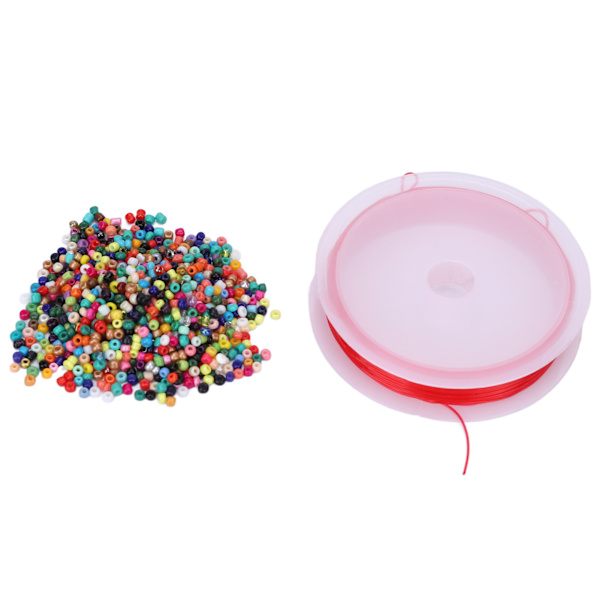 Beads String Kit Förbättra visuella Olika färger Keramiska Wear Beads Leksak för Amblyopia Training Small 0.03in