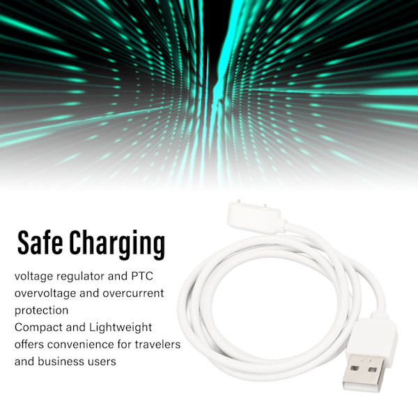 Smartwatch-laddare Bärbar USB watch Laddkabelsladd för Huawei 6 7 Band 6 7 for Honor 6 ES Watch White White