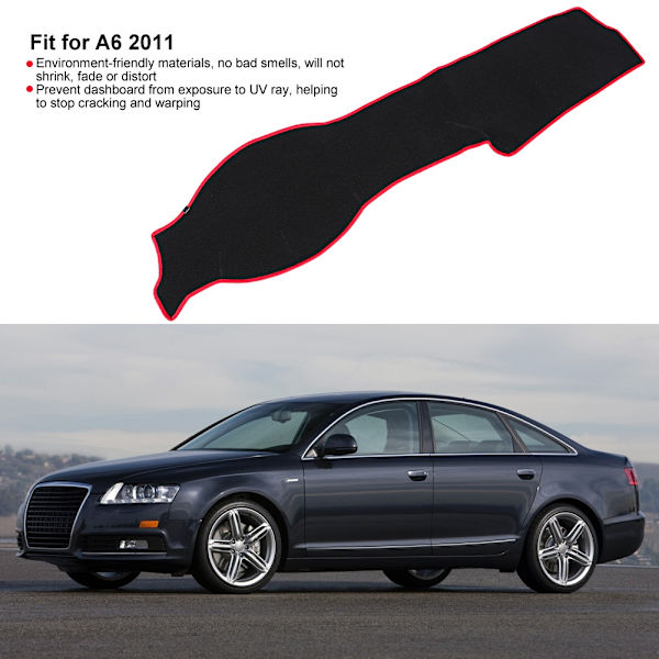 Bil instrumentbräda skydd Dash Mat Solskydd Dashmat Passar för A6 2011