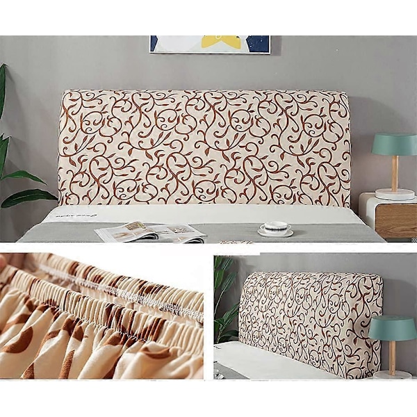 Sänggavelöverdrag Målad Design Dammskydd Sänggavelöverdrag Stretchigt Skyddsöverdrag för Sovrum Vadderad Dekoration Lämplig för Set 2 170cm-190cm