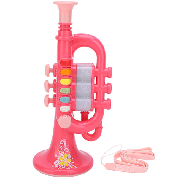 Rosa Trumpet Leksak Elektroniskt Baby Musikinstrument Barn Pedagogisk Leksak PresentRosa