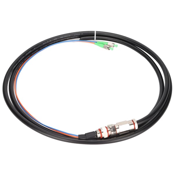 Fiberoptisk kabel 2 trådar skyddsfunktion enkel att installera singelmod optisk fiber patchkabel för instrumentering