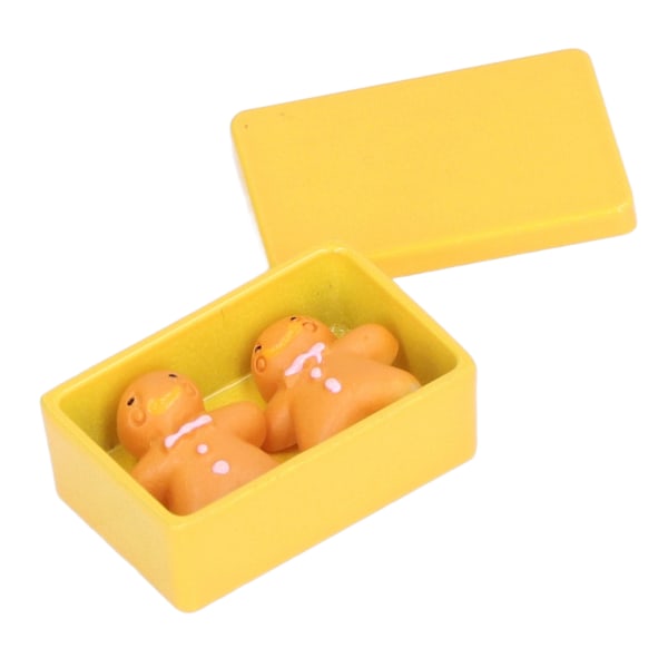 1:12 Elävä nukkekoti keksi malli simulointi miniatyyri keksi laatikko nukkekoti evästeet setti keltainen