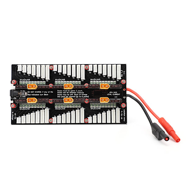 40A PL8 PL6 MPA ladeplade til 2S 3S 4S 5S 6S 7S 8S batterier oplader sort