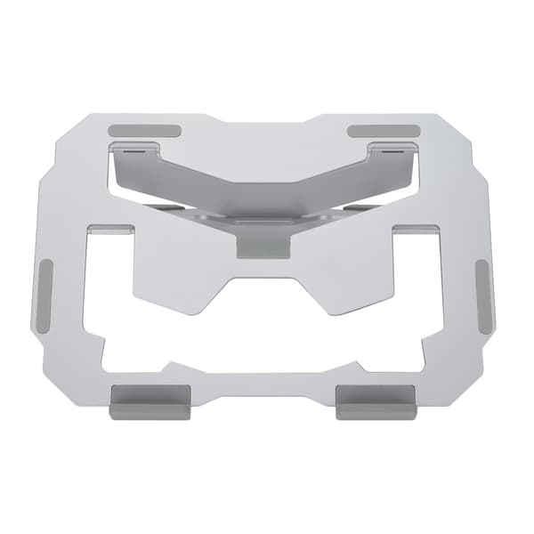 Computer Stand Bred Kompatibilitet Ergonomisk Design Holdbar Bærbar Desktop HolderSølv