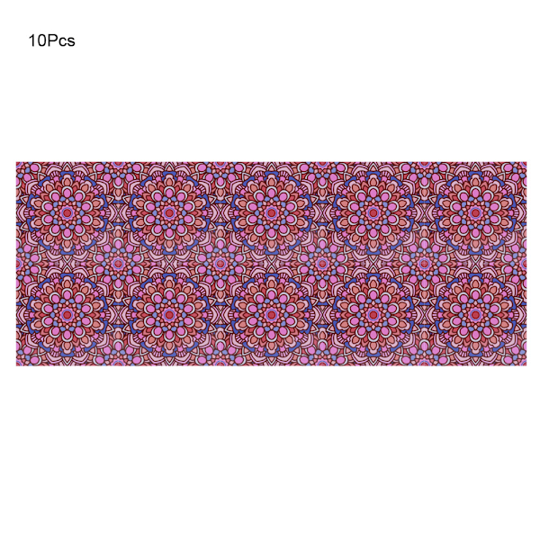 10 stk kjøkken baderom vanntett sklisikker gulv vegg flis klistremerker sett dekorasjon 10x10cm