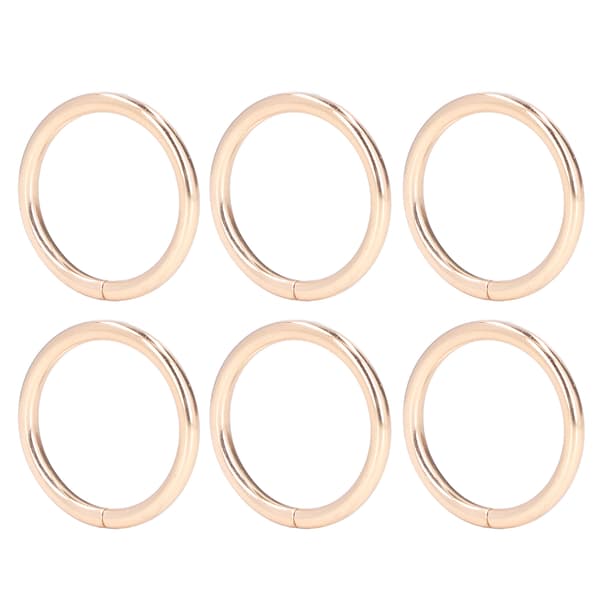 20 stk. metallringer 4x32mm jern solid slitesterk multifunksjonell utsøkt metall O-ringer gull