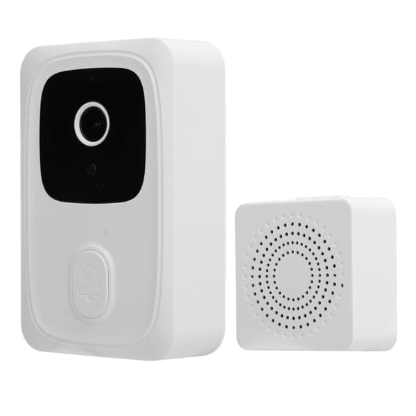 Smart Video Dörrklocka Låg Strömförbrukning Lång Räckvidd HD Mörkerseende 2-vägs Intercom Trådlös Dörrklocka Kamera