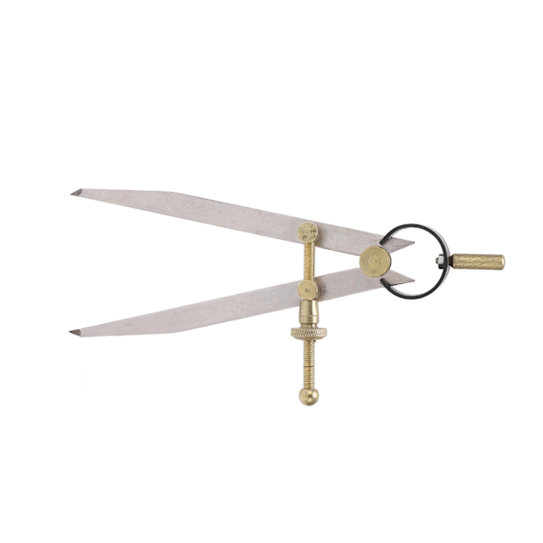 Vinkelhake med hög precision, rostbeständig, justerbar, låsbar läderdelare i guld för DIY-läderhantverk 175 mm