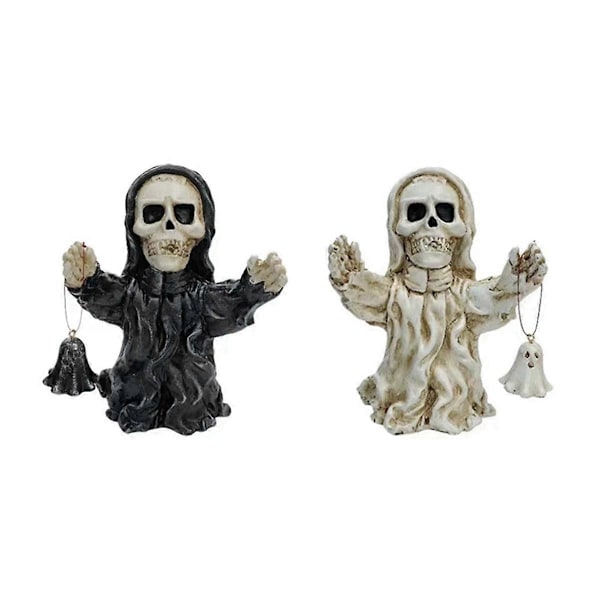 Hovedbøjle kranie dekoration Skelet Figurer Cool Statue C