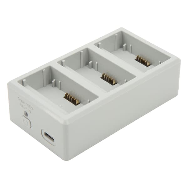 Drone Laderstasjon Intelligent Rask Effektiv 3-Ports Batterilader Hub for DJI Mini 3 Pro for Mini 3