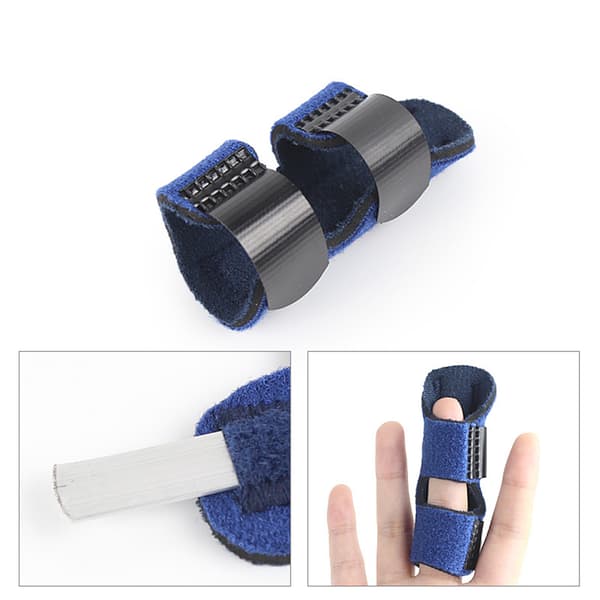 Justerbar Triggerfinger Skinne Mallet Fingerstøtte for Pekefinger, Langfinger og Ringfinger