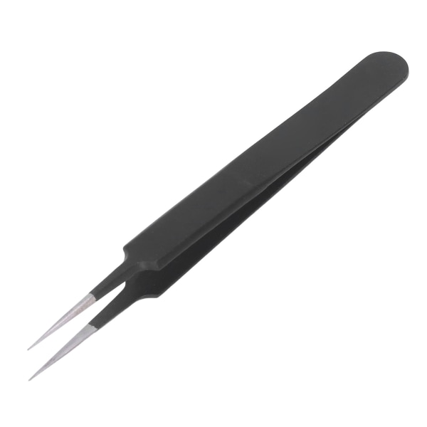 Antistatisk pincet i rustfrit stål med spids spids - perfekt til vedligeholdelse og reparation (1 stk)