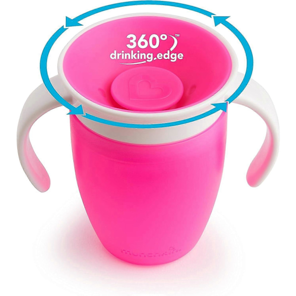 Egnet Miracle 360 Lærekopp - Rosa - 207 ml