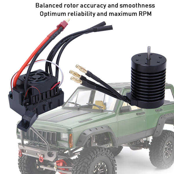Surpass F540 4mm kullattu banaani liitin harjaton moottori 60A vedenpitävä harjaton ESC-sarja (4370KV)