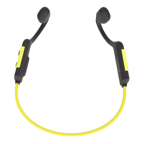 Open Ear Headset 32GB Bone Conduction Svømning Dykning Sport Hovedtelefoner IPX8 Vandtæt Trådløs Bluetooth Øretelefon Gul