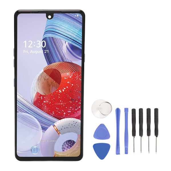 LCD-telefonskærmsudskiftning 6,8 tommer digitizer-skærm touch-samlesæt til Stylo 6 Q730 Q730AM Q730TM Q730NMQ 730TM3 Q730MM sort