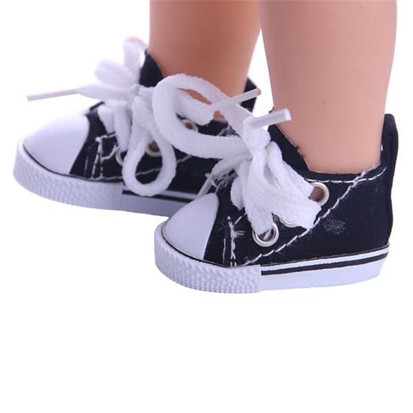 14 tommer dukke lærredssko til dukke sneakers dukketilbehør perfekt gave til piger