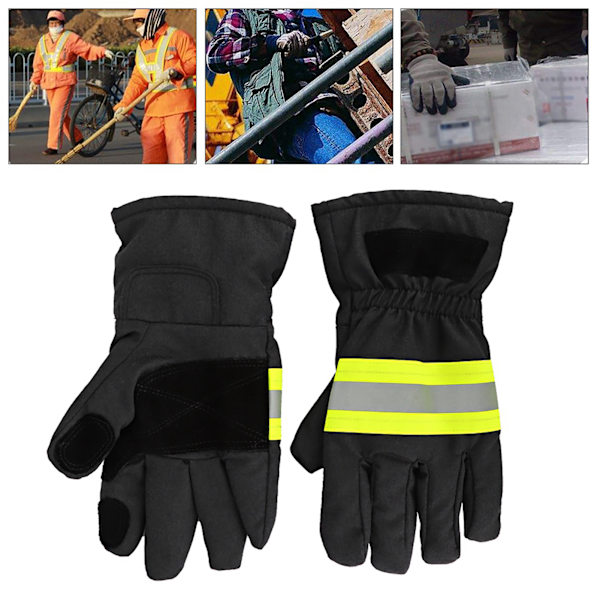 Palonkestävät Anti Fire Equipment Lämmönkestävät Paloa hidastavat Palomiesten suojakäsineet
