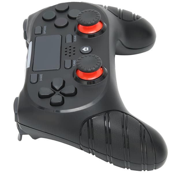 Bluetooth trådløs gamepad ABS-kontroller joystick PC oppladbar for PS4-konsoll svart