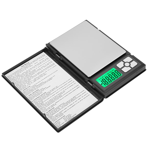 Digital lommeskala Mini bærbar BDS 1108‑1 Elektronisk vekt for å veie gull og smykker 1 kg/0,1 g