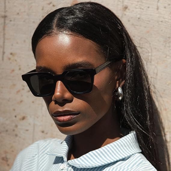 Klassiske firkantede solbriller til mænd kvinder mode firkantede solbriller trendy designerstil