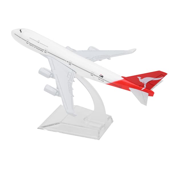 16CM Flymodel Høj Simulation Legering Flymodel Gavelegetøj til Samling AU 747
