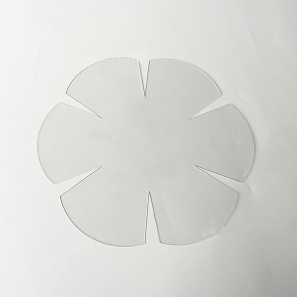 Quilting symaskin linjal 10in DIY Making Burr Free PET Transparent symaskin mønster verktøy for håndverk prosjekter