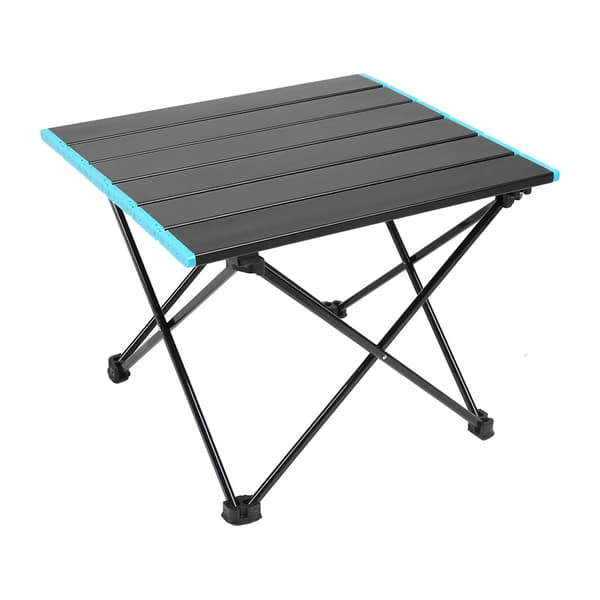 Fällbart campingbord i aluminiumlegering Lättviktigt bärbart hopfällbart utomhusbord med förvaringsväska för picknickgrill