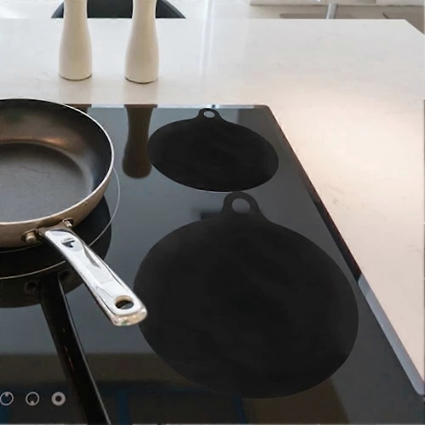 Silikon Induktionshäll Matta, Skydd Rund Fyrkantig Värmeisolerad Pad, Köks Skyddande Värmeisolering Grytunderlägg
