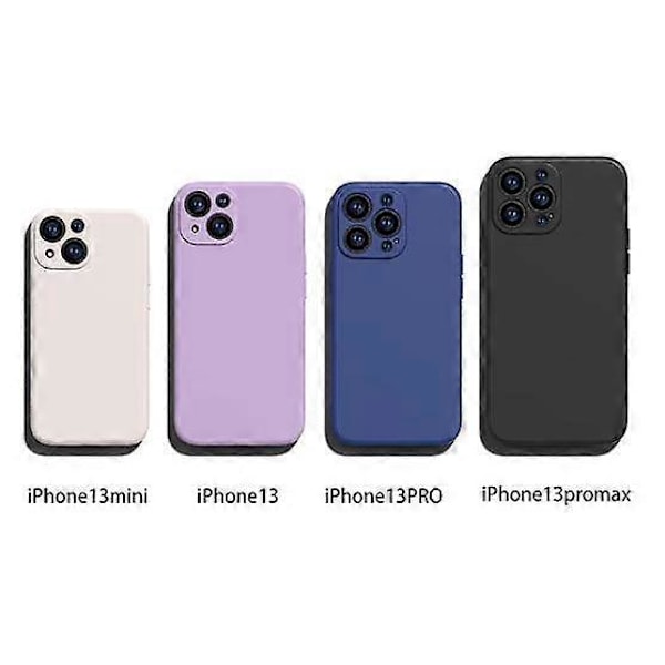 2 kappaletta vihreää nestemäistä silikonikuorta yhteensopiva iPhone 13 6.1 tuuman kanssa, yksilöllinen suoja jokaiselle linssille, paksumpi premium-silikonikuori iPhonelle