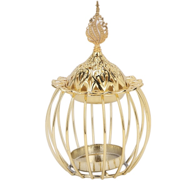 Røgelsebrænder Holder Dekorativ Guld Metal Røgelse Stick Stand Bakke til Halloween juledekoration Display