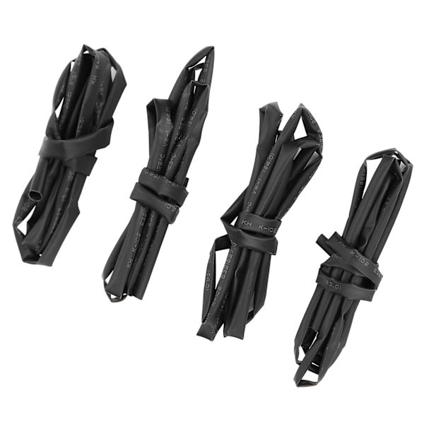 Krympslangssats 4 sorters polyolefin 3mm 4mm 5mm 6mm kombination 1 meter längd