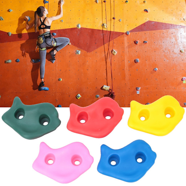 20 st Kids Rock Climbing Håller Väggklättringstillbehör för nöjesutrustning