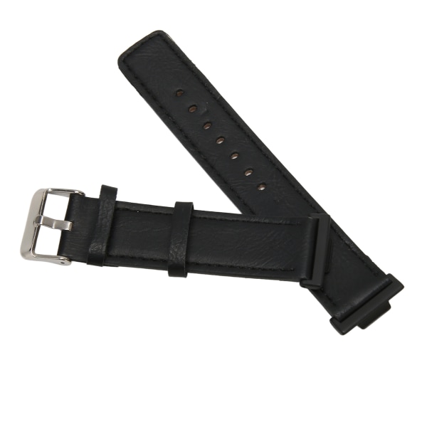 Smartwatch-rem i läder Bekvämt utbyte Smartwatch-band Armband för Watch FIT 2 Black