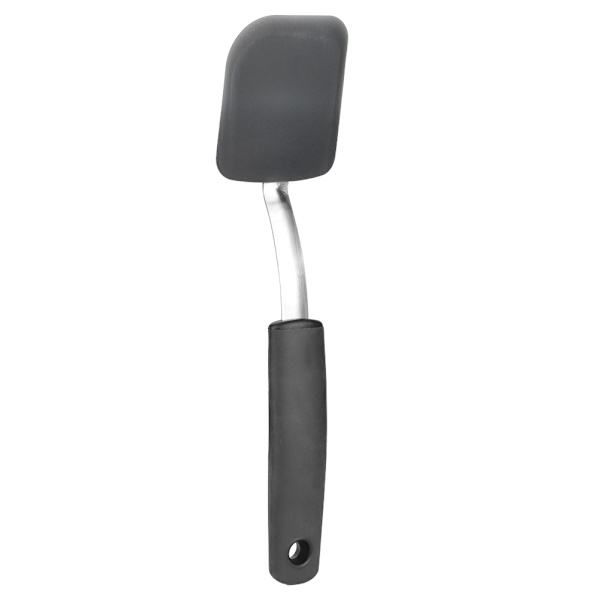 Silikon liten stekspade med rostfritt stålhandtag för non-stick köksredskap
