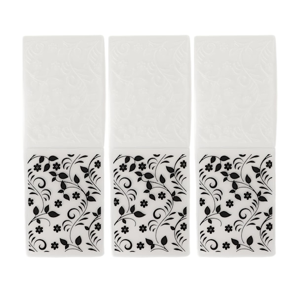 3 st präglingsmappar multifunktionella DIY plastpräglingsmallar för präglingsmaskin