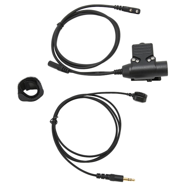 Militær Headset Adapter Clear Voice Bærbar Push to Talk Headset-stik Udskiftning til ICOM V8 V80 V82