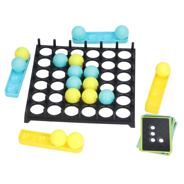Studsande bollspel 2 färger 9 kort 16 bollar Förälder Barn Interaktivt bordsbollspel