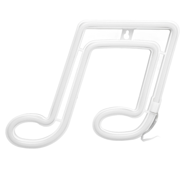 LED Neonljus Musiknot Neon Nattljus Konsert Vägglampa Fest Vägghängande Neonlampa Rött Ljus