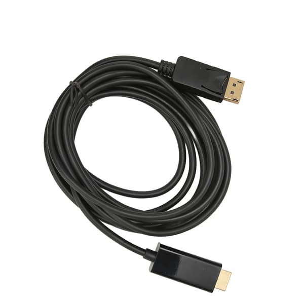 DisplayPort till HD Multimedia Interface-kabel 4K Fördröjningsfri Envägs videoadapterkabel för PC Laptop TV 9,8 fot