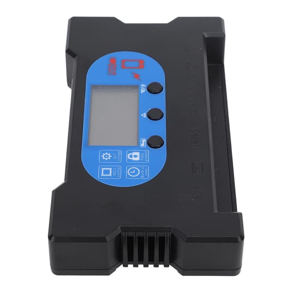 Solladdare HD-skärm Dubbla USB Typ C DC Snabbladdning Multiskydd Solpanelsregulator 30A
