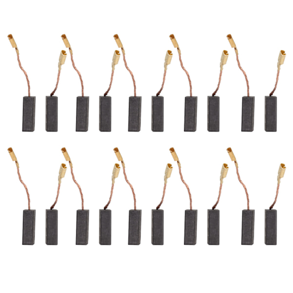 20 stk karbonmotorbørste 5x8x15mm kobber tilbehørssett for boremaskin