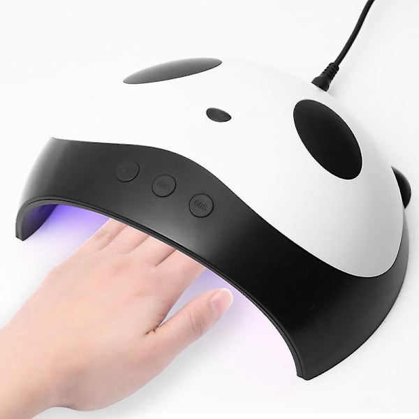 Panda LED Neglelampe - 24W USB LED Negle tørker for manikyr